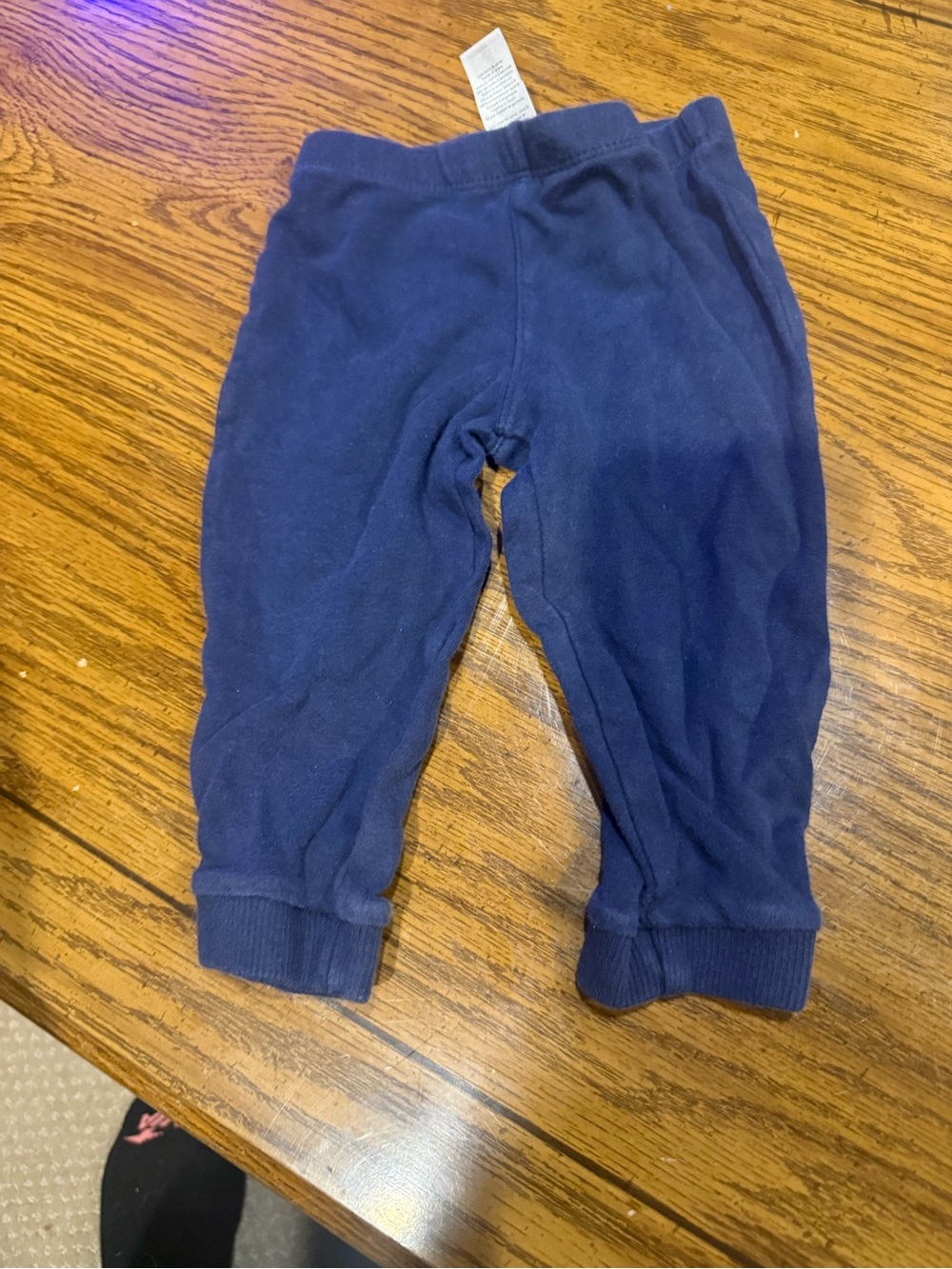 6 for $10 Kids Navy Blue Cozy Knit Bottoms